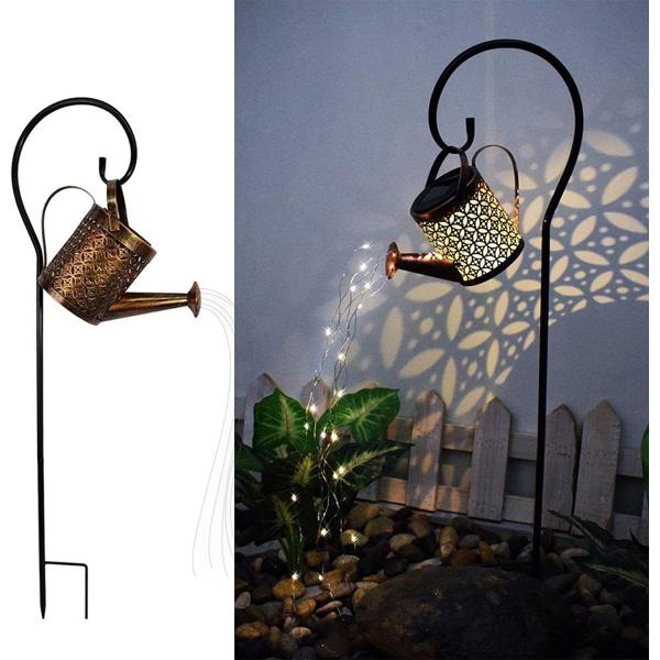 Continuous Lighting Time 8-10h Solar Kettle Light for Outdoor Decorative Lighting