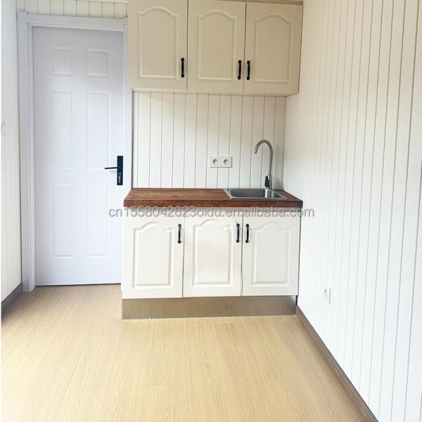 Diseño chino estilo UE 20 pies Casas de madera Jardín Casas prefabricadas de lujo moderno casa prefabricada Estructura de acero