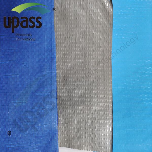 Radiant Barrier Insulation Aluminum Foil Reinforced PP Woven Fabric Roll 85/90/Custom GSM Thickness
