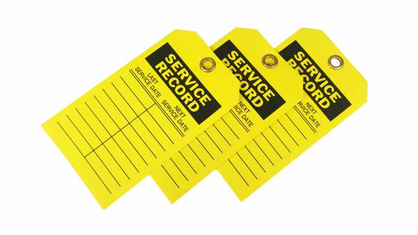 Etiqueta de segurança de plástico industrial Material de plástico impermeável personalizado