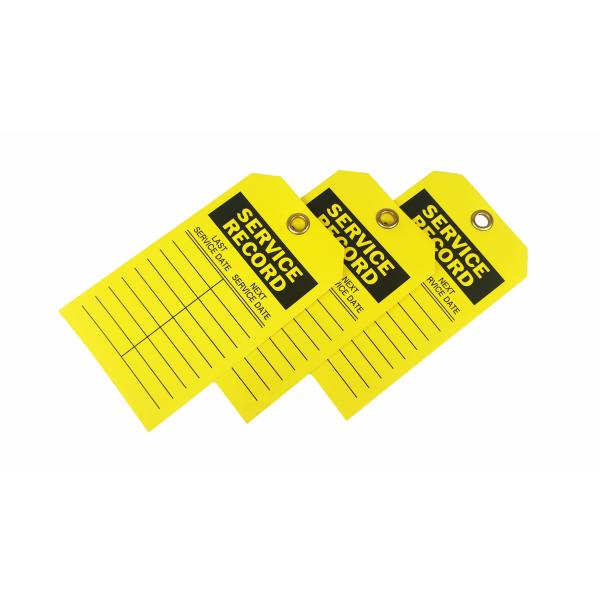 Industrial Plastic Safety Tag Customized Waterproof Plastic Material