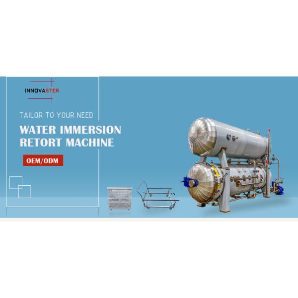 1.2*2*2 Big Pouches Sterilization Bath Retort for Automatic Processing of Food Industry