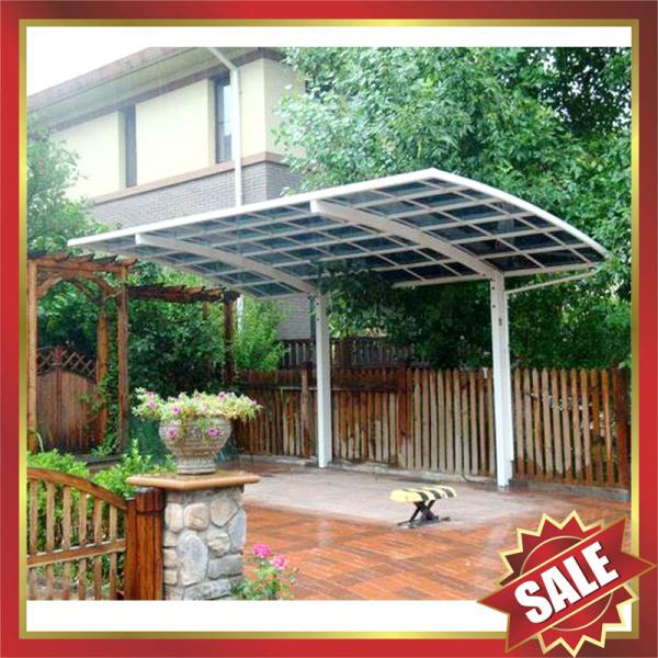 high quality beautiful modern garden park sunshade parking car shed shelter polycarbonate carport sunvisor shield cover