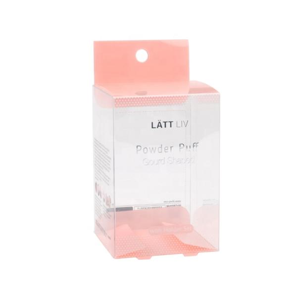 Eco Friendly Plastic Boxes Packaging Printing Logo Hanging PET PVC Packaging Box