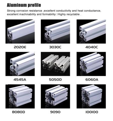 Alloy Aluminium Extruded Profiles High Precison Different Sizes Weight