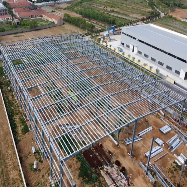 Prefabricated Steel Structure Workshop Construction Building Material Factory