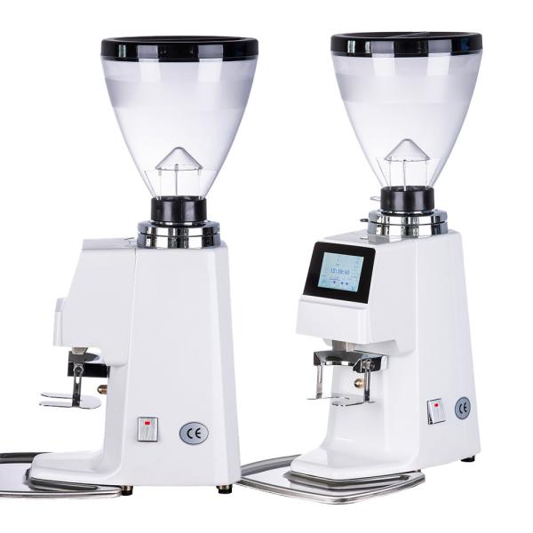 Industrial Espresso Bean Grinder 64mm Flat Burrs 65x28x39cm