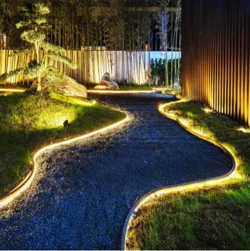 Solar Strip Light 10m Warm Light IP65 4-6H Charge Time 8-10H Working Time