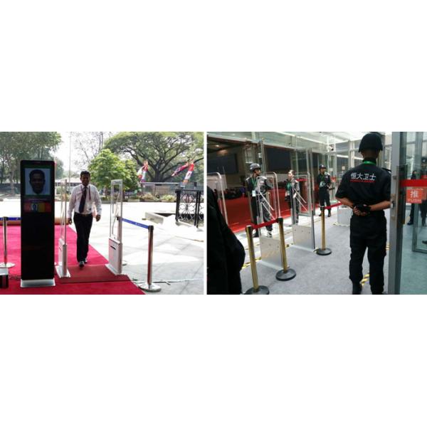 Infrared Function HF RFID Gate Reader Intelligent Attendance Channel Guard Against Theft For Exhibition