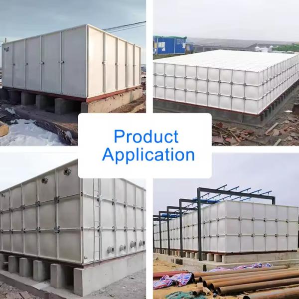 Sectional Frp Modular Tank Grp Smc Water Tank Fiberglass 10000 Liter Water Reservoir Storage Tank For Rainwater