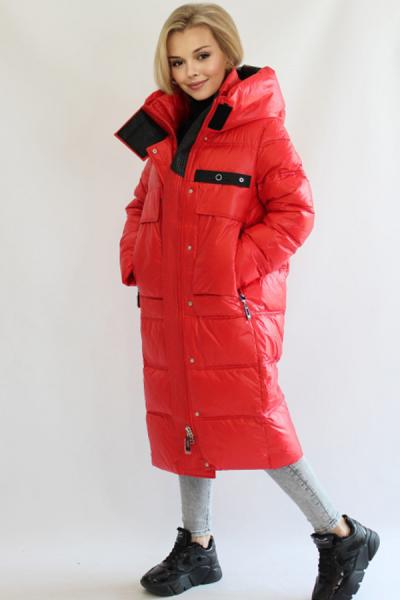 FODARLLOY Winter New Lady's Coat Pure Color Simple Lady's Winter Jacket Long Warm Women Down Cotton-padded Outwear