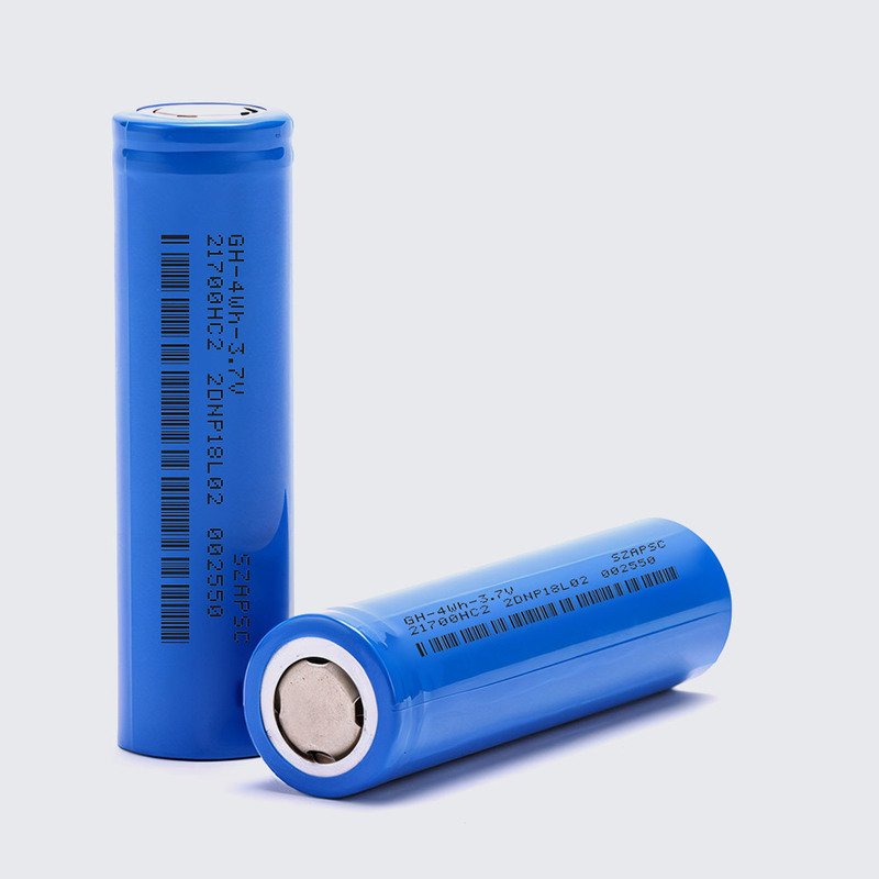 4000mA-5500mA 21700 Battery Cell 500 Times Recycling 1C 3C 5C 10C