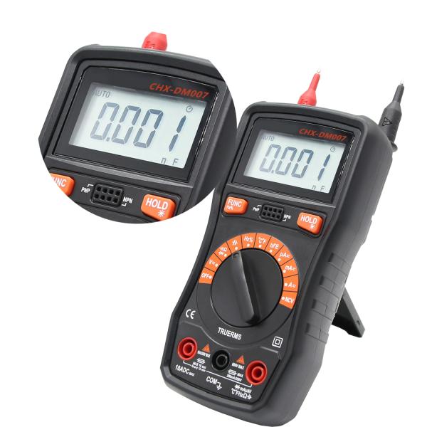10A Handheld Digital Multimeter Overload Protection 100KHz 1MHz 10MHz