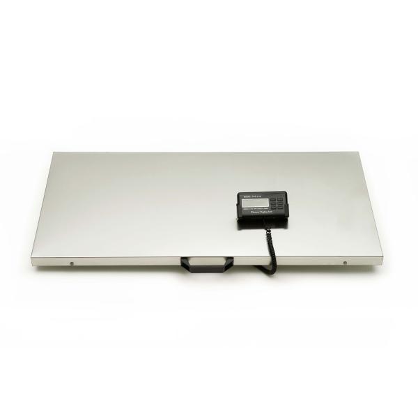 Balance numérique personnalisé pour animaux d'élevage, capacité 300 kg, écran LCD 104*52CM, taille d'un seul colis 113X61X6.5 cm