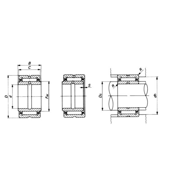 Не   Выравнивая стальная стойкость носить ролика иглы высокая под тяжелыми грузами