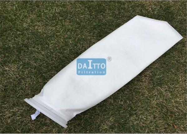Micron Liquid Filter Bags Non Woven Needle For Cooling Tower Filtration