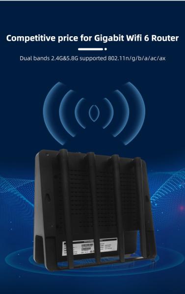 Dualband 802.11 AX Wireless Router 2.4G 5.8GHz Wifi 6 Router MT7621 Chipset
