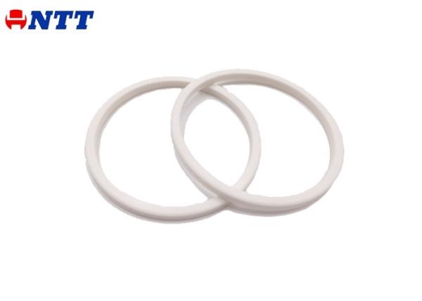 OEM Plastic Over Moulding White Home Plastic Injection Molding Round Shape