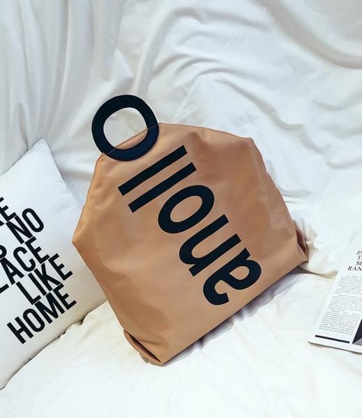 Summer small fresh letterpress nylon bag messenger bag can hand bill of lading shoulder bag