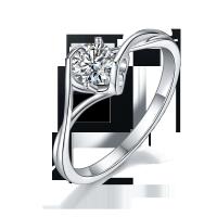 925 Sterling Silver Women Jewelry joia natural de Ring Wedding Ring Engagement Gemstone da promessa de Moissanite de 3 quilates