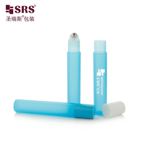 RPP-15ML Applicateur de rouleaux en plastique glacé bleu pour bébé semi-transparent