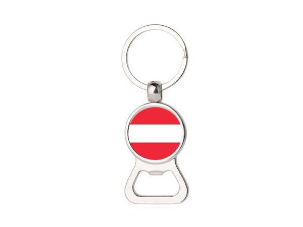 Custom personalized national holiday promotion printed country flag logo bottle opener key ring,