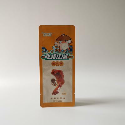 Duck Hand Food Packaging Pouches With Tear Notch Food Grade PE