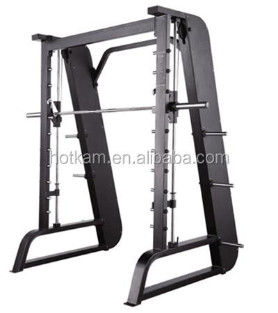 Bodybuilding Q235 Pipe Fitness Smith Machine Squat Gantry Machine