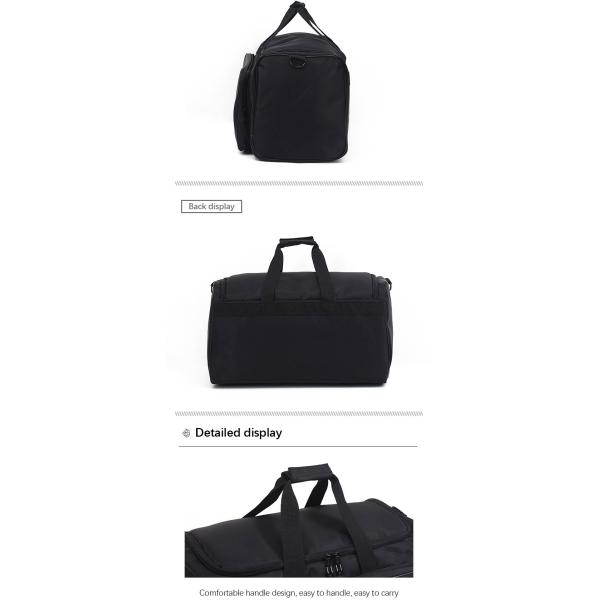 OEM Travel Sport Gym Bags Large Overnight Duffel Carry On Bag Nylon Foldable Custom