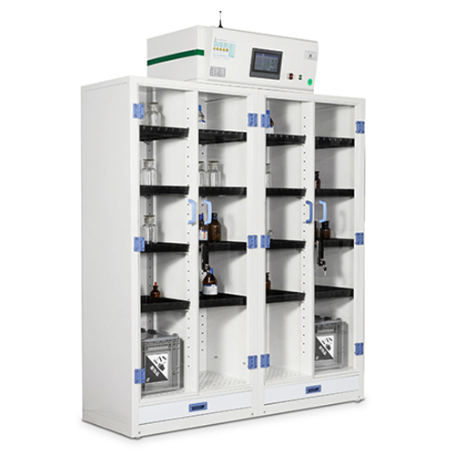 Modern Laboratory Storage Cabinet 2 Door Storage Drawers Cabinet Moisquite Resistant For Hospital
