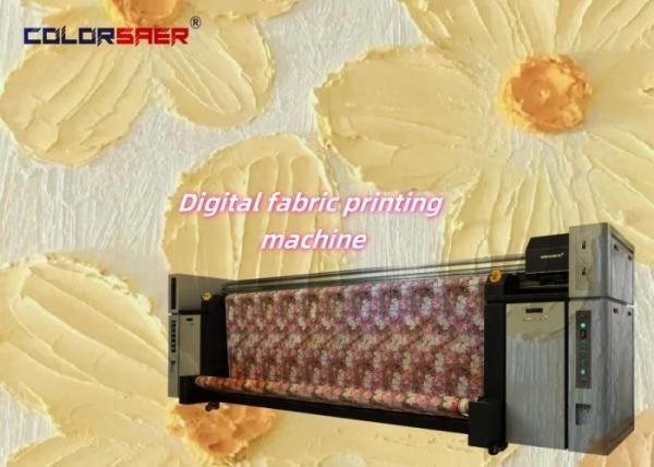 エプソン 8ヘッド CMYK 生地印刷機 3.2m幅