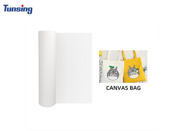 Double Side Matte Peel Immediately DTF PET Film Roll 60cm Hot Peel Heat Transfer DTF Film for Heat Transfer Printing