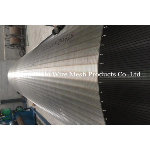 Ss304 vee Shaped Wedge Wire Screen Pipe Slot 40mm