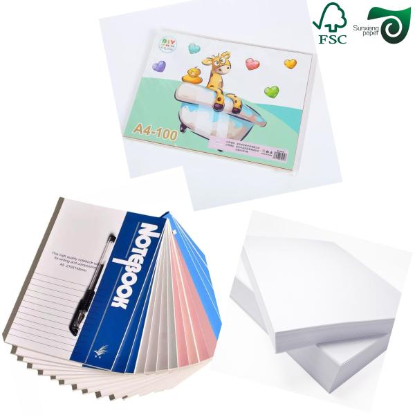 Papier Offset A4 Blanc Mat PET Synthétique 150um 200um FSC Pour Imprimantes Laser