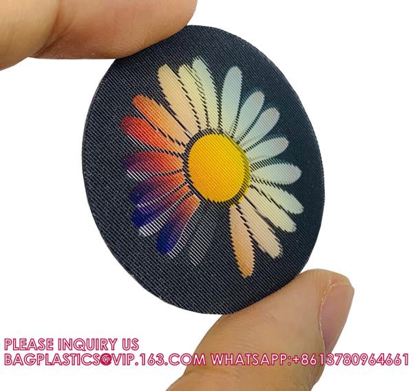 Custom High Definition 3D Lenticular Pictures TPU Plastic Label Card Eco-Friendly TPU 3D Lenticular Patch Lenticular