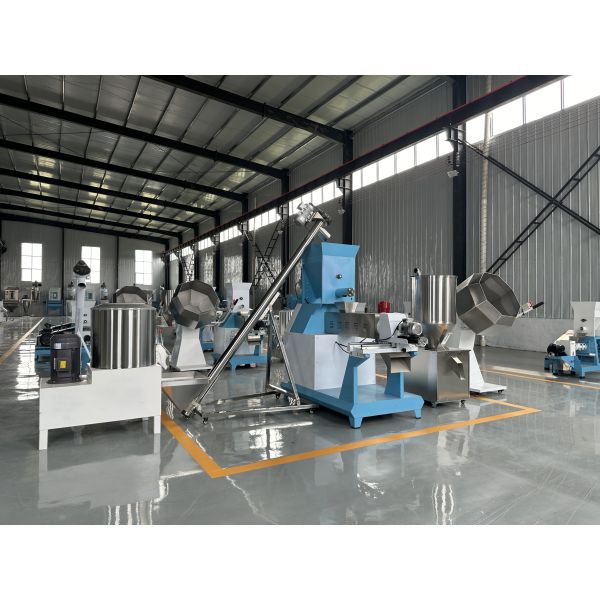 Automatic Animal Dog Bird Cat Fish Feed Making Machine Floating Fish Food Pellet Extruder Making Line