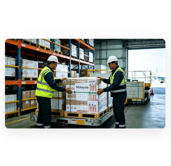 Air DDP Logistics Shipping to Malaysia for Cosmetic Liquid / Powder Sensitive Goods
