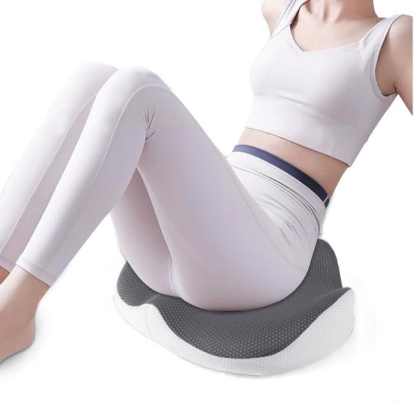 Anti-Static Knitted Memory Foam Cushion Relieve Tailbone Pressure for Office Chair