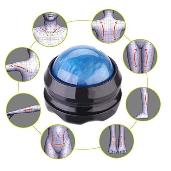 Cold artificial Resin Rotating Massage Roller Ball