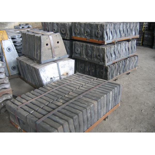 Checked by UT Test Cr-Mo Alloy Steel Mill Liners Mine Mill / Cement Mill / Coal