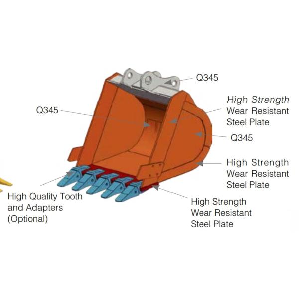 6-60 тонн Скелет ведро Снежная лопатка Многофункциональная измельчительная экрана ведро vlovo xugong sany liugong солнце