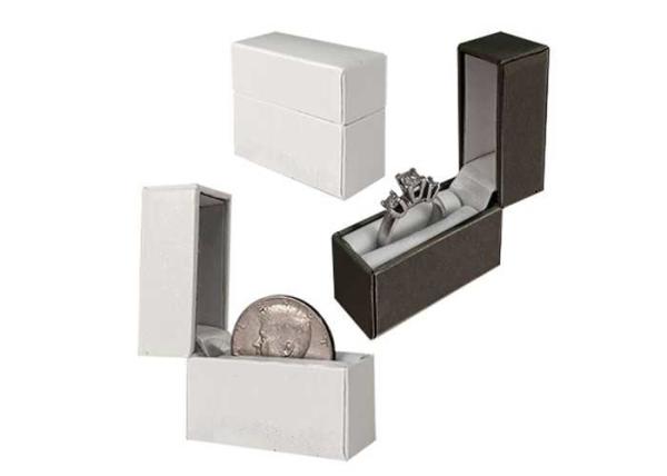 Silkscreen Printed Small Cardboard Jewelry Boxes For Women Bracelets Gift