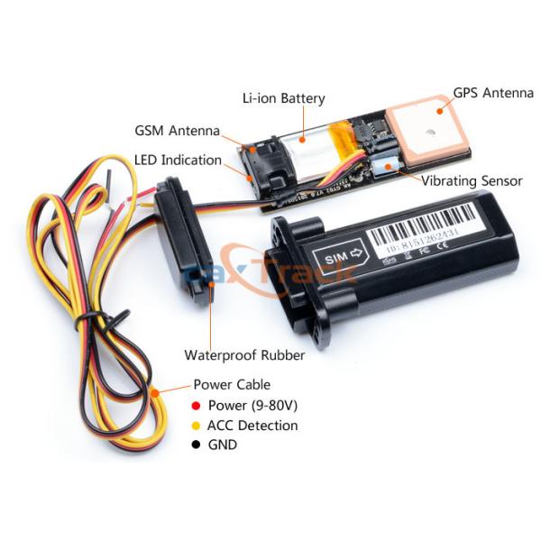 Waterproof Small Motorcycle GPS Tracker Anti - Theft For Vehicle