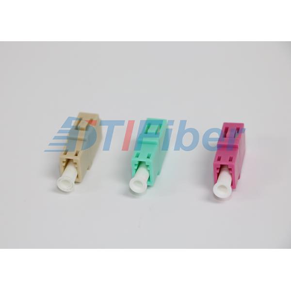 LC / PC Multi mode FTTH Network Fiber Optic Adapter Low Insertion Loss