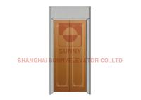 O elevador do passageiro da faca da porta dobro com Plc controlou o sistema