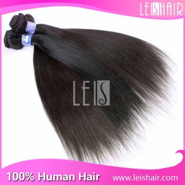 Wholesale high quality natural straight virgin malaysian human hair