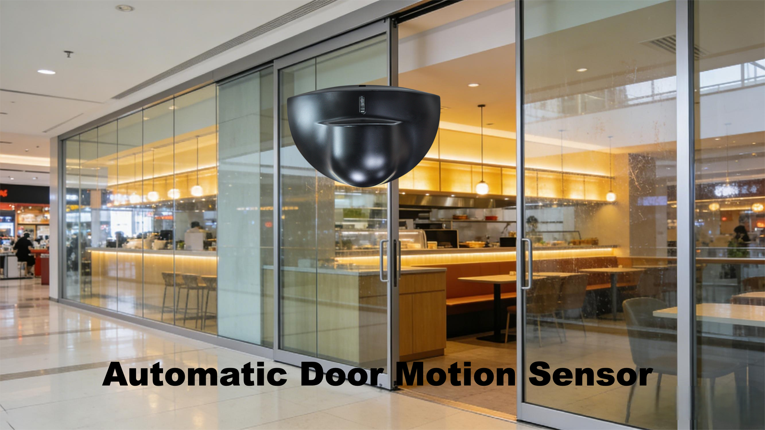 Glass Door Sensor RD24-4S | Low Power ≤2W | Adjustable Tilt Angle Durable and Sensitivity