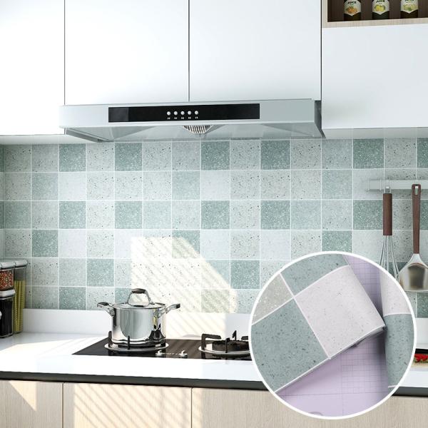 Vinyl Wallpapers Kitchen Brick PVC Wallpaper Bedroom Wall paper Oil proof 3D Wall Sticker