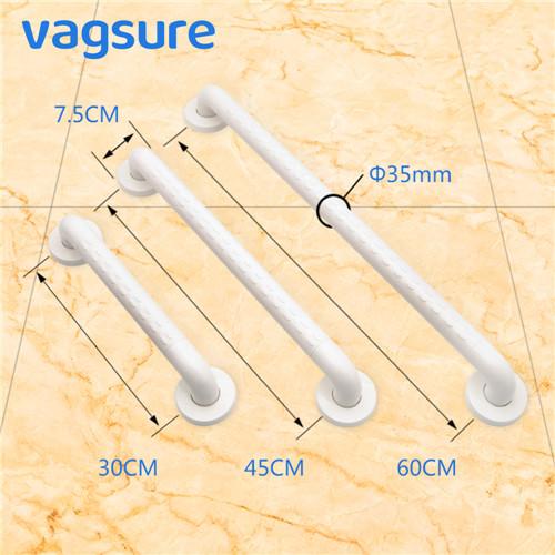 Non Barrier Bathroom Fixtures And Fittings / Shower Grab Bars Diameter 35MM