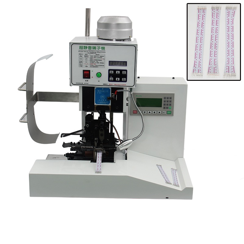 HR-PX220 High Production Semi Auto Flat Cable Ribbon Wire Stripping Crimping Machine